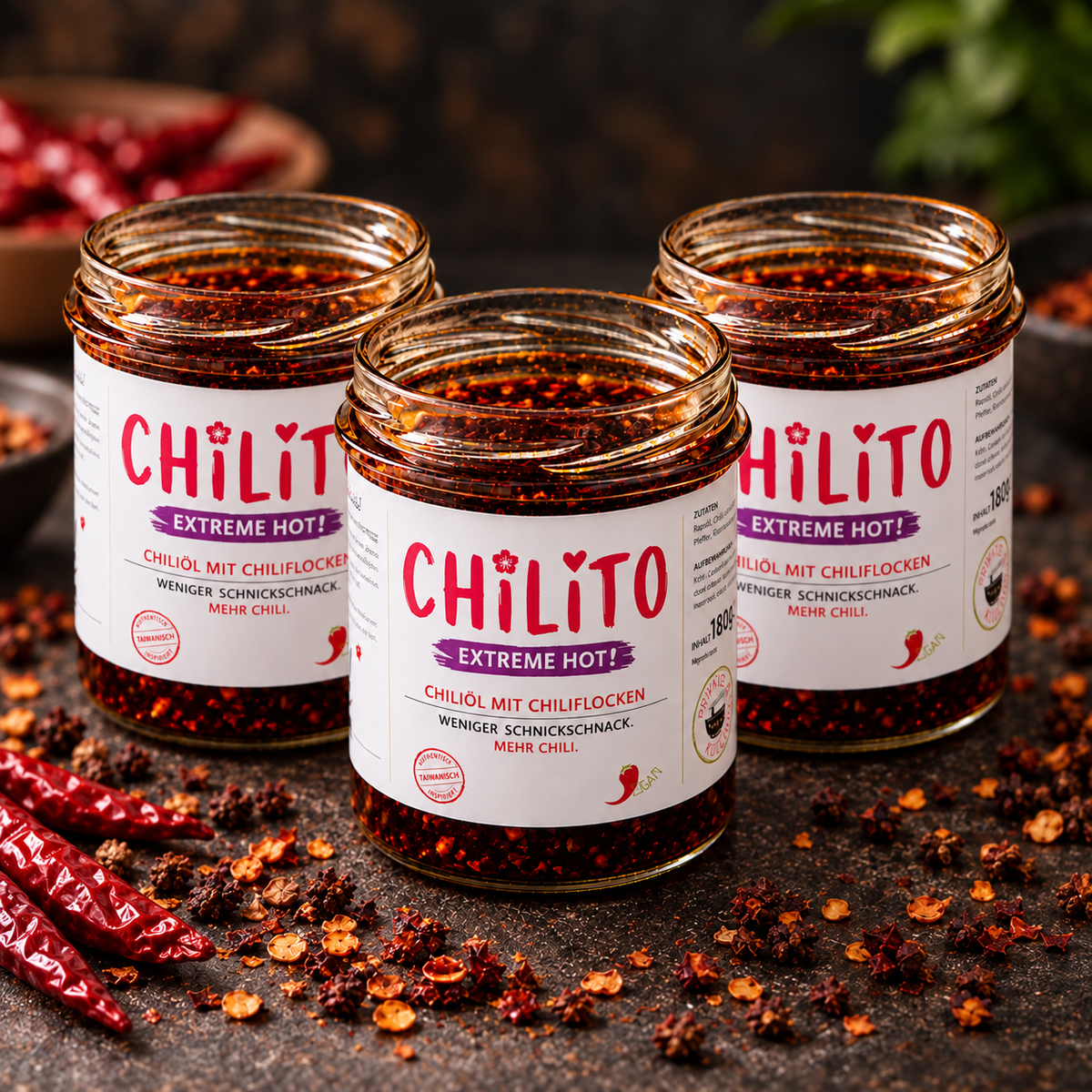Chilito Extreme Hot - 3 er Bundle